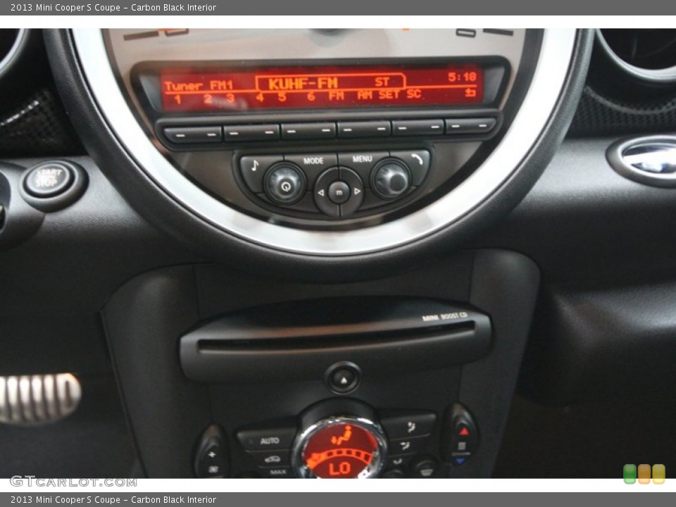 Carbon Black Interior Controls for the 2013 Mini Cooper S Coupe #69553512