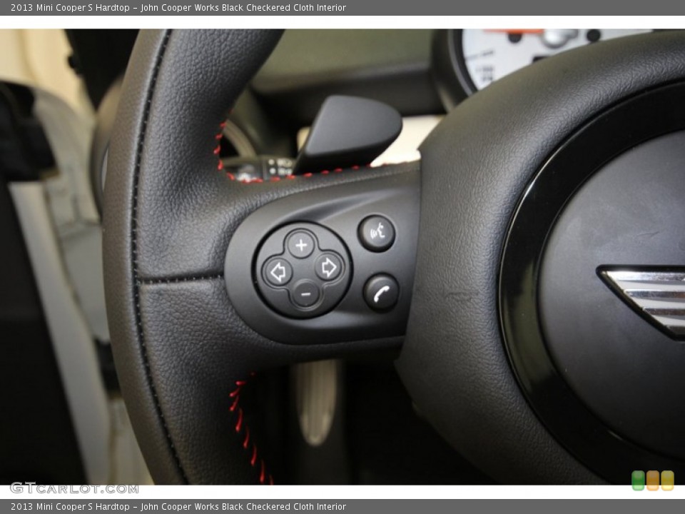 John Cooper Works Black Checkered Cloth Interior Controls for the 2013 Mini Cooper S Hardtop #69553986