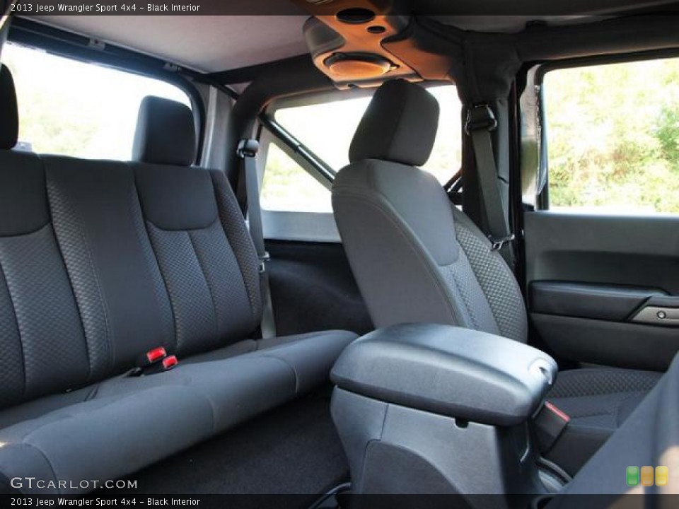 Black Interior Photo for the 2013 Jeep Wrangler Sport 4x4 #69554382