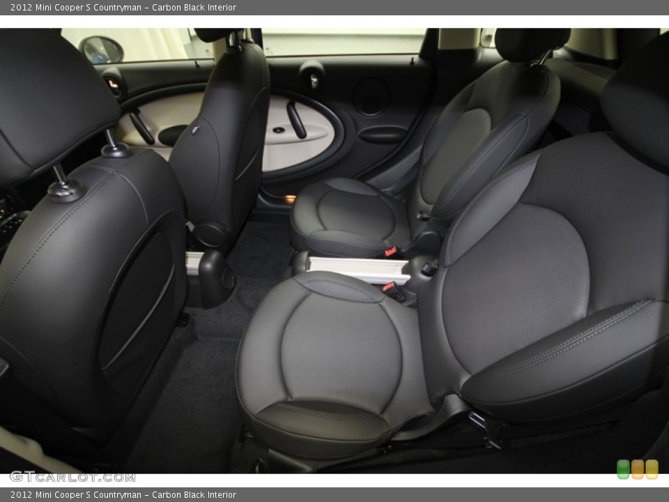 Carbon Black Interior Rear Seat for the 2012 Mini Cooper S Countryman #69554523