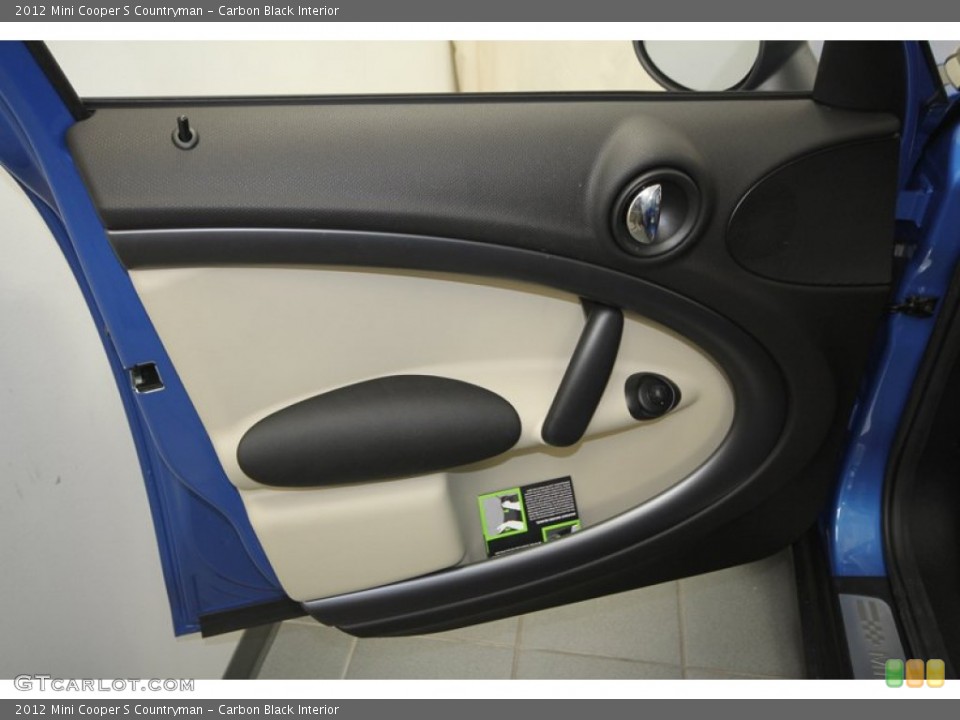 Carbon Black Interior Door Panel for the 2012 Mini Cooper S Countryman #69554538