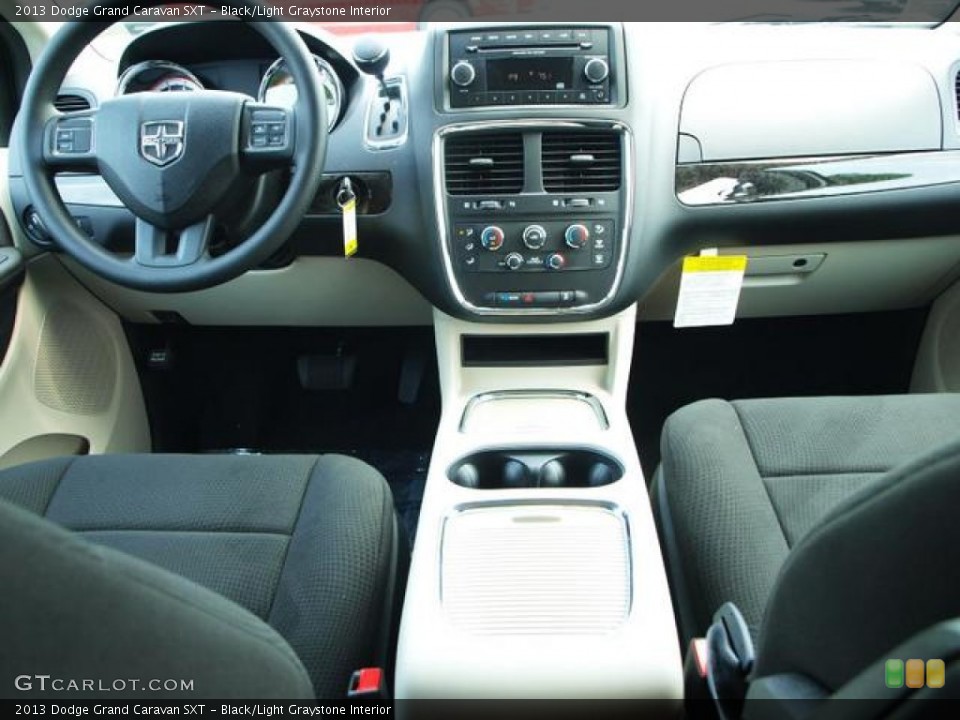 Black/Light Graystone Interior Dashboard for the 2013 Dodge Grand Caravan SXT #69554559
