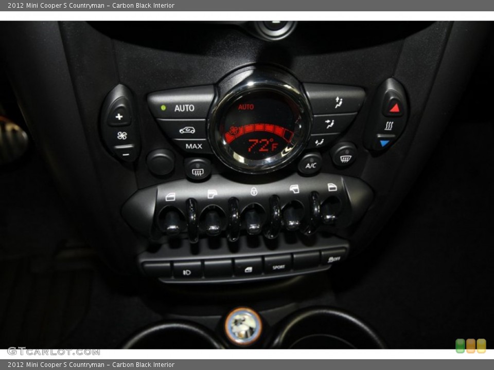 Carbon Black Interior Controls for the 2012 Mini Cooper S Countryman #69554565