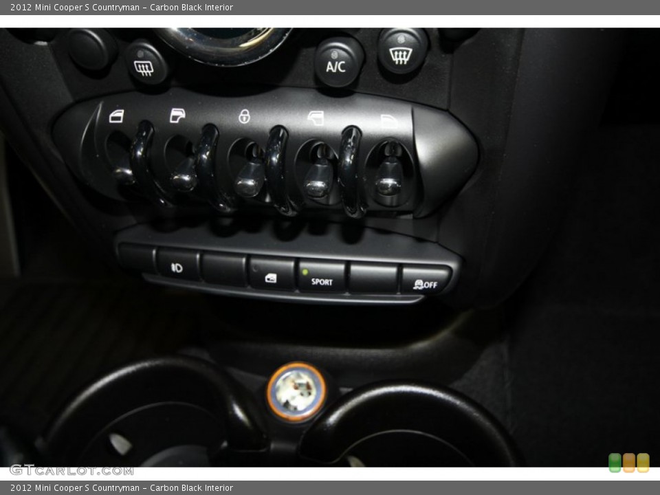 Carbon Black Interior Controls for the 2012 Mini Cooper S Countryman #69554574
