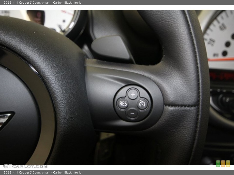 Carbon Black Interior Controls for the 2012 Mini Cooper S Countryman #69554604