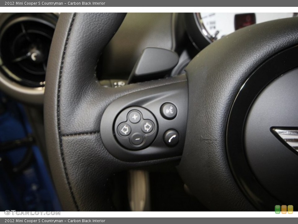 Carbon Black Interior Controls for the 2012 Mini Cooper S Countryman #69554613