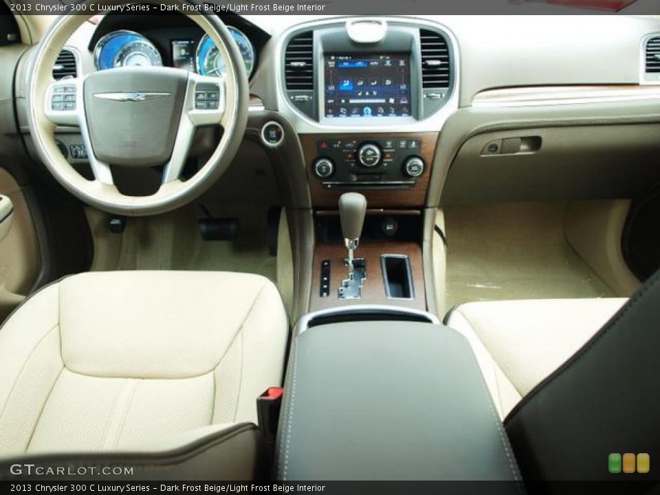Dark Frost Beige/Light Frost Beige Interior Dashboard for the 2013 Chrysler 300 C Luxury Series #69554844