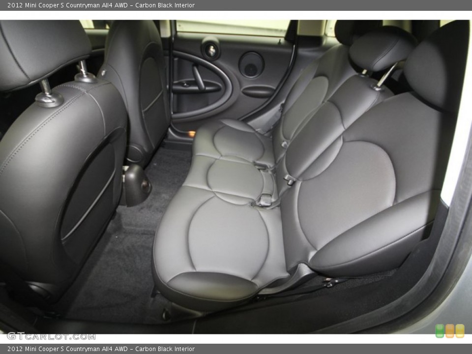 Carbon Black Interior Rear Seat for the 2012 Mini Cooper S Countryman All4 AWD #69554992
