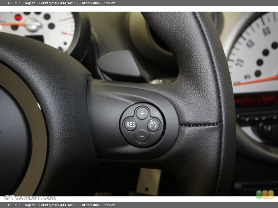 Carbon Black Interior Controls for the 2012 Mini Cooper S Countryman All4 AWD #69555066
