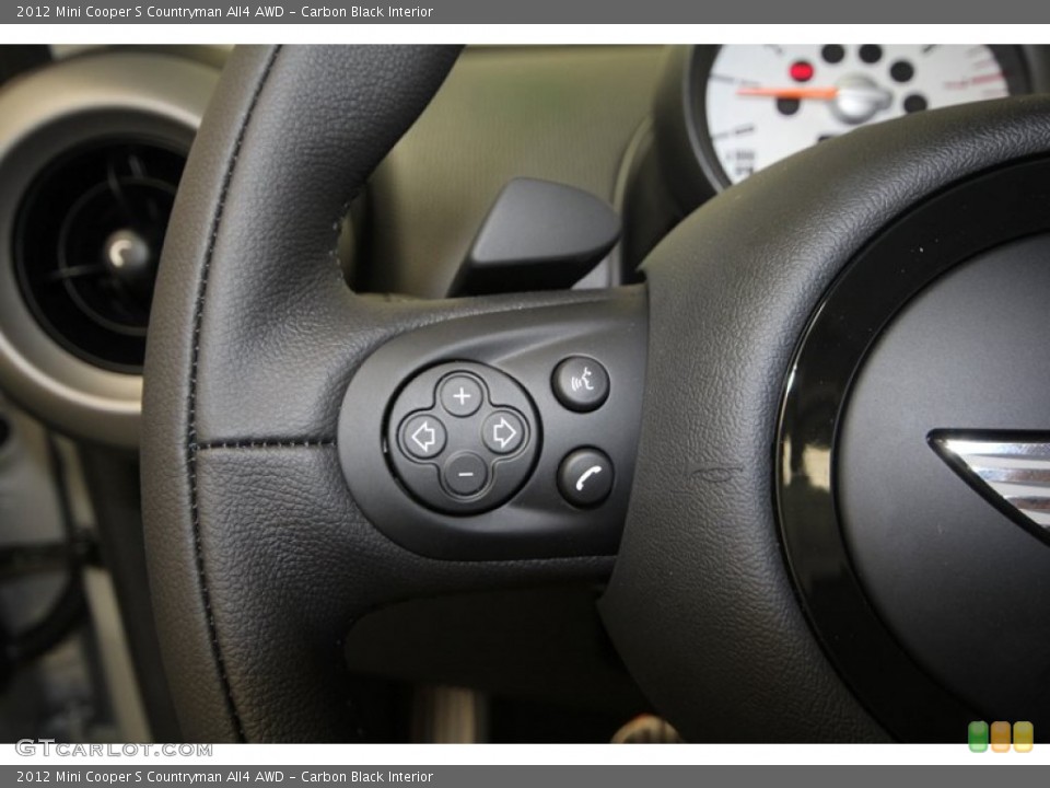 Carbon Black Interior Controls for the 2012 Mini Cooper S Countryman All4 AWD #69555077