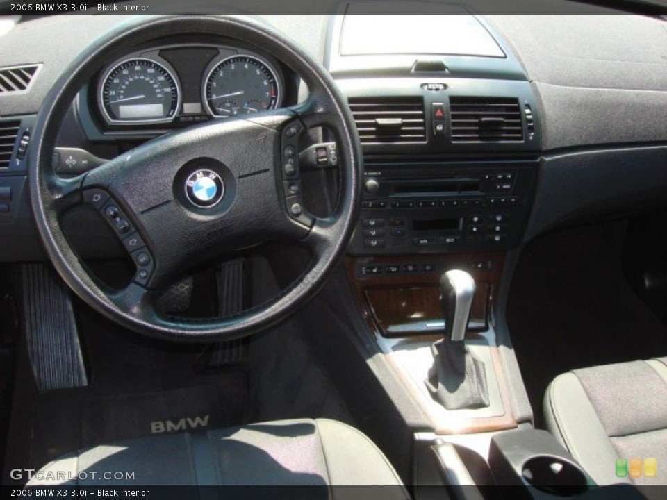 Black Interior Dashboard for the 2006 BMW X3 3.0i #69555085