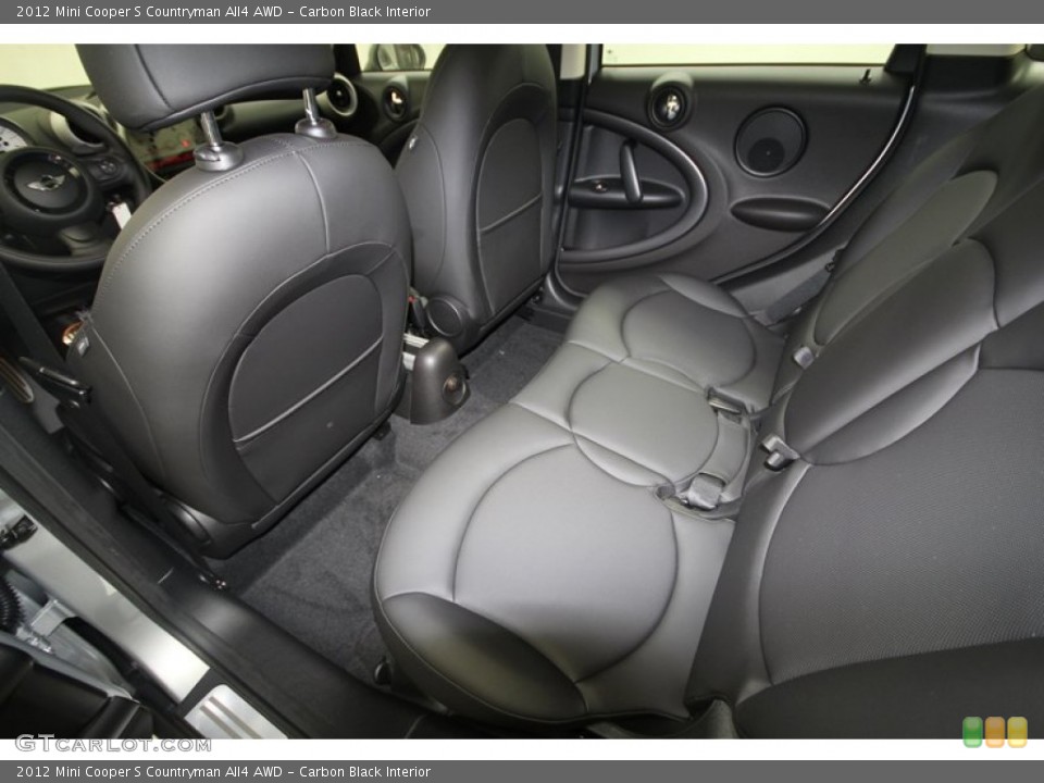 Carbon Black Interior Rear Seat for the 2012 Mini Cooper S Countryman All4 AWD #69555086