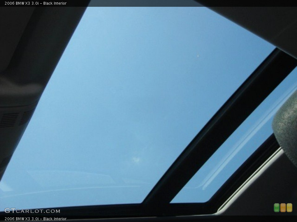 Black Interior Sunroof for the 2006 BMW X3 3.0i #69555111