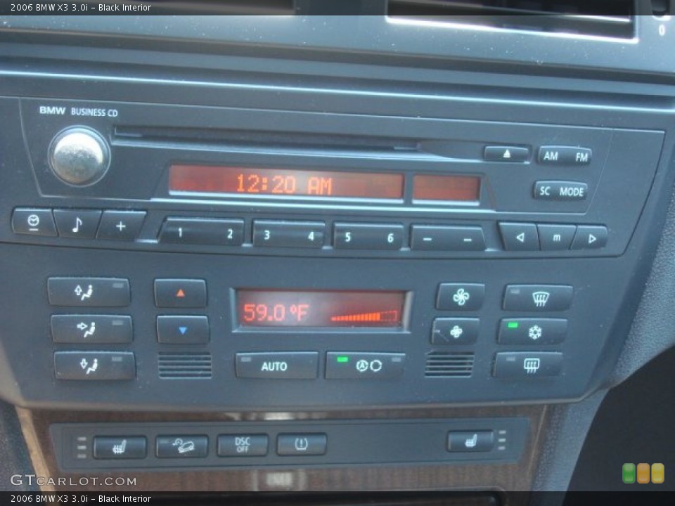 Black Interior Controls for the 2006 BMW X3 3.0i #69555138