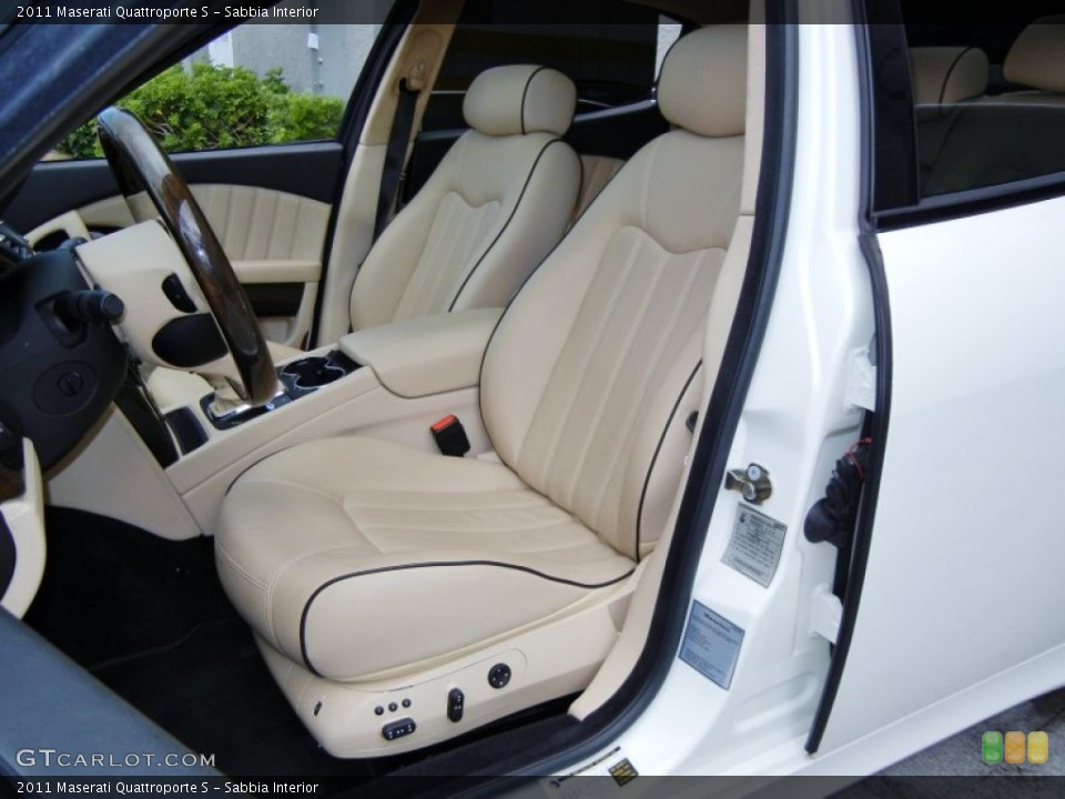 Sabbia Interior Front Seat for the 2011 Maserati Quattroporte S #69555250