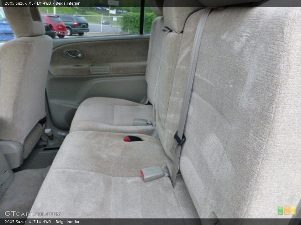Beige Interior Rear Seat for the 2005 Suzuki XL7 LX 4WD #69558501