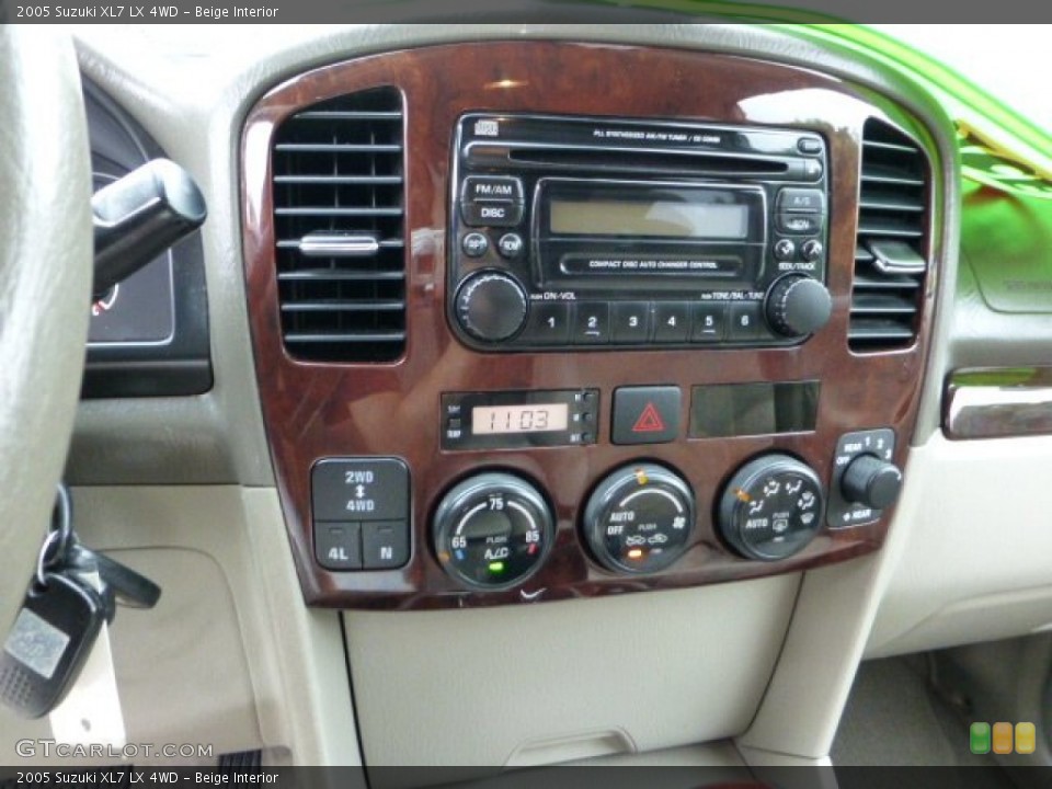Beige Interior Controls for the 2005 Suzuki XL7 LX 4WD #69558528