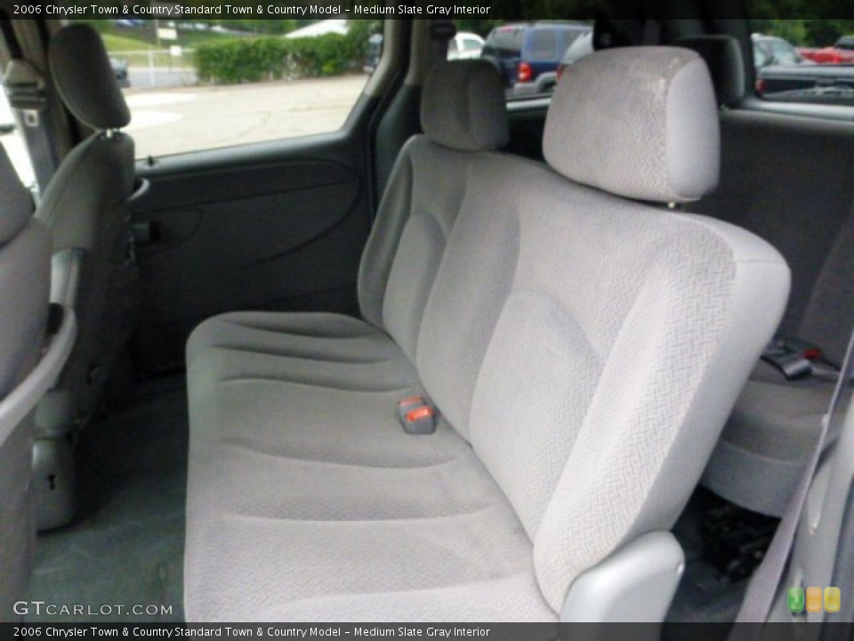 Medium Slate Gray Interior Rear Seat for the 2006 Chrysler Town & Country  #69558897
