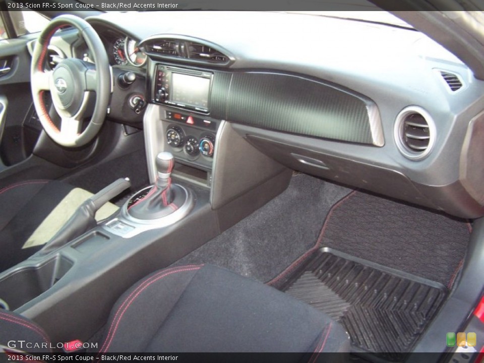 Black/Red Accents Interior Dashboard for the 2013 Scion FR-S Sport Coupe #69559182