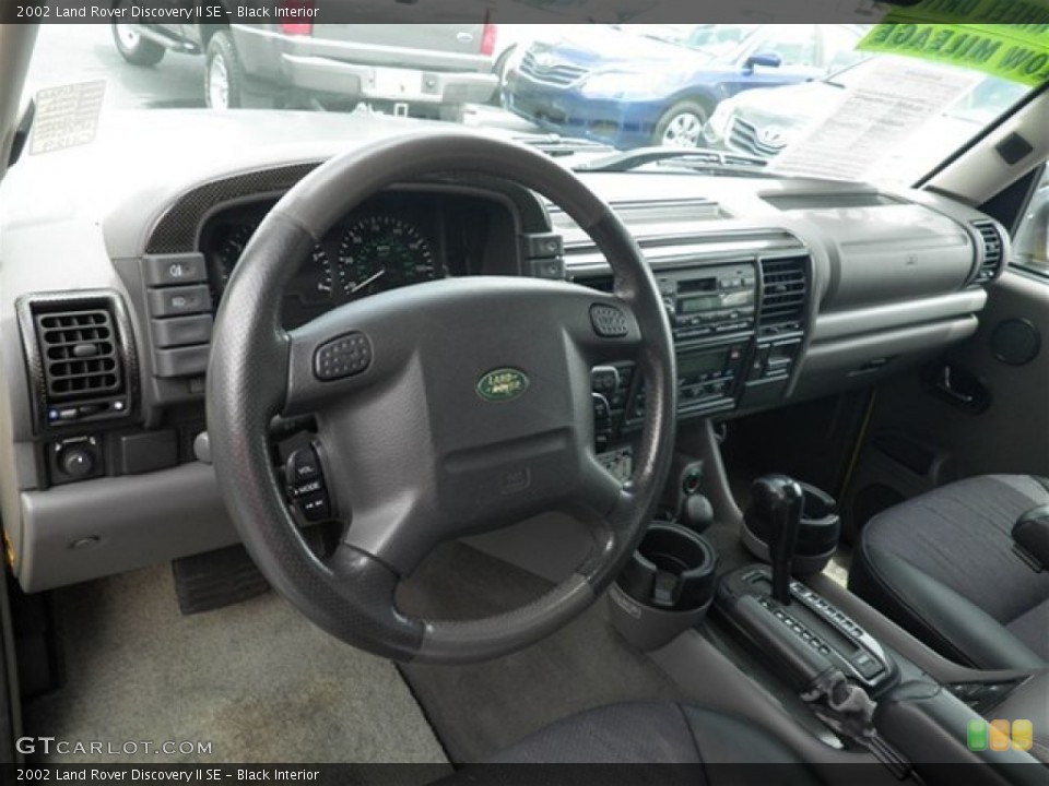 Black 2002 Land Rover Discovery II Interiors