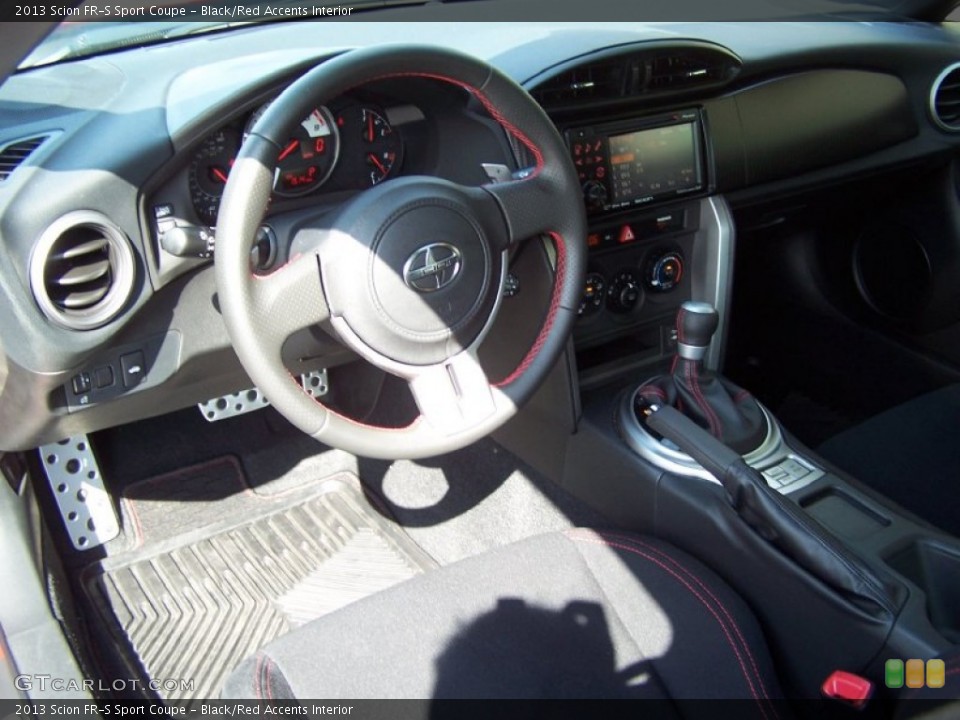 Black/Red Accents Interior Photo for the 2013 Scion FR-S Sport Coupe #69559200