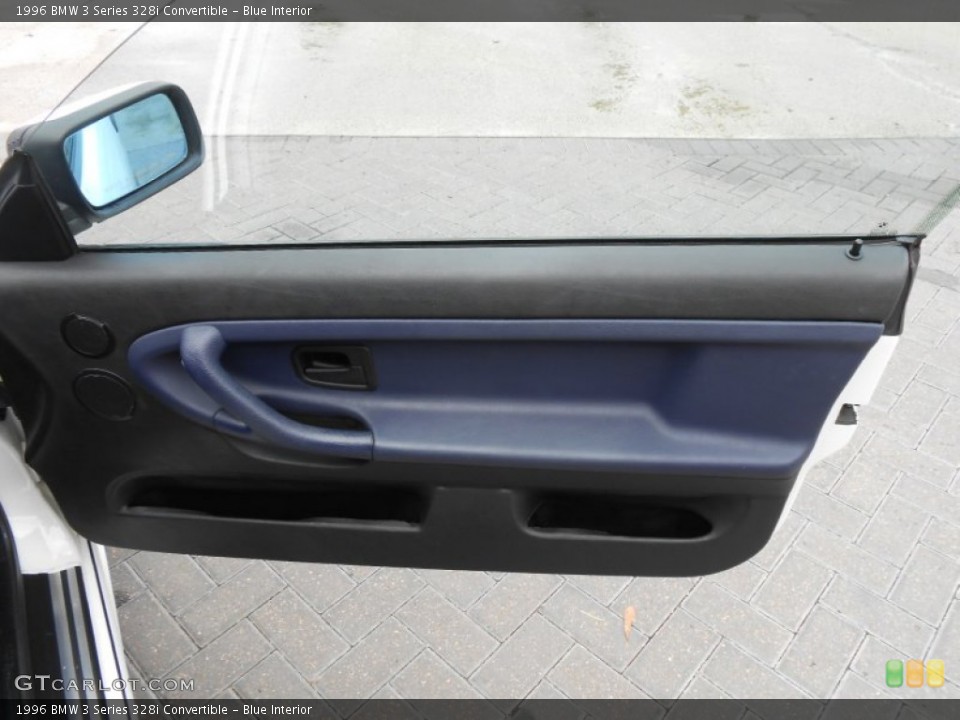 Blue Interior Door Panel for the 1996 BMW 3 Series 328i Convertible #69559632