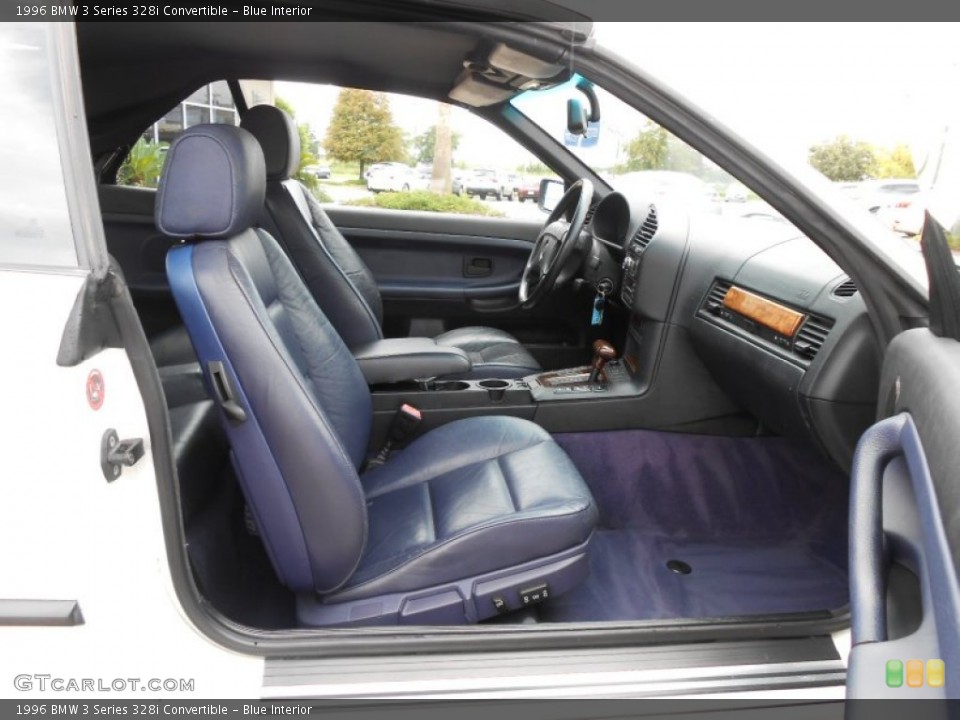 Blue Interior Photo for the 1996 BMW 3 Series 328i Convertible #69559641