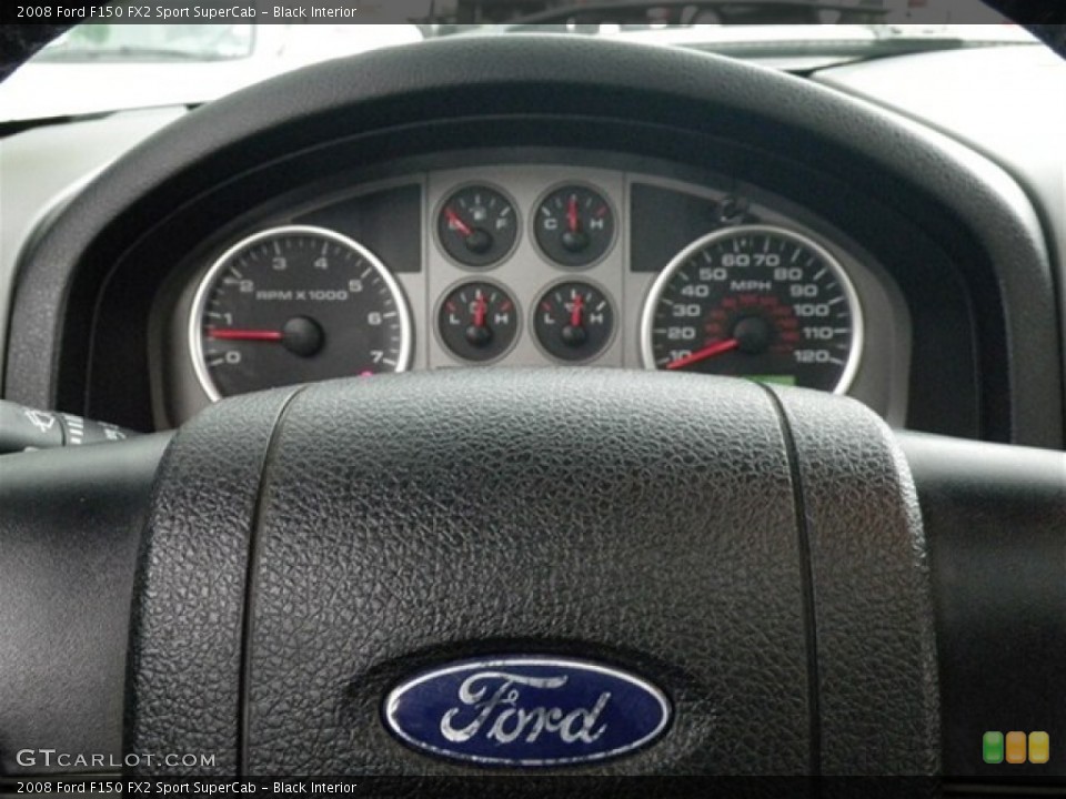 Black Interior Gauges for the 2008 Ford F150 FX2 Sport SuperCab #69560379