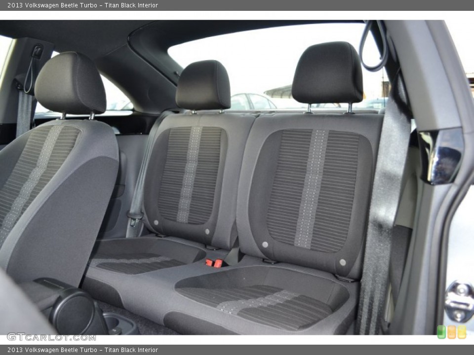 Titan Black Interior Rear Seat for the 2013 Volkswagen Beetle Turbo #69560664