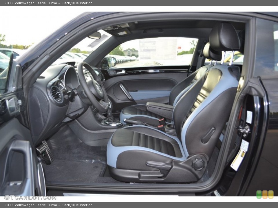 Black/Blue Interior Prime Interior for the 2013 Volkswagen Beetle Turbo #69560820