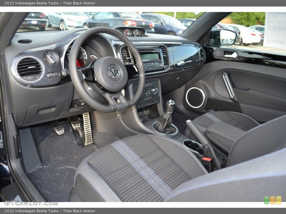 Titan Black Interior Prime Interior for the 2013 Volkswagen Beetle Turbo #69560886