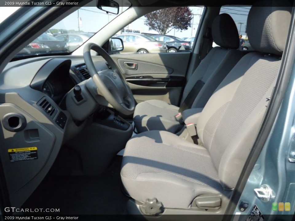 Gray Interior Front Seat for the 2009 Hyundai Tucson GLS #69561286