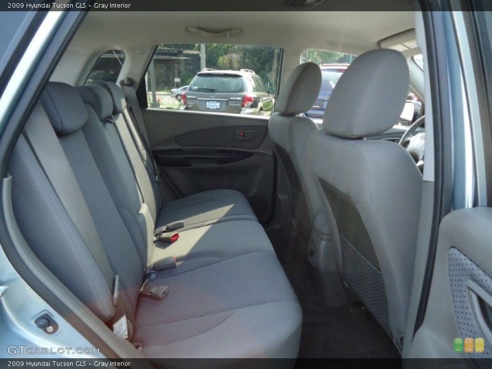 Gray Interior Rear Seat for the 2009 Hyundai Tucson GLS #69561344