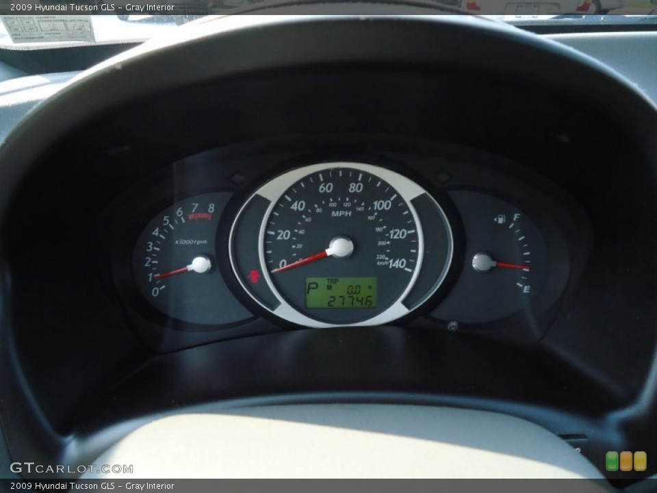 Gray Interior Gauges for the 2009 Hyundai Tucson GLS #69561444