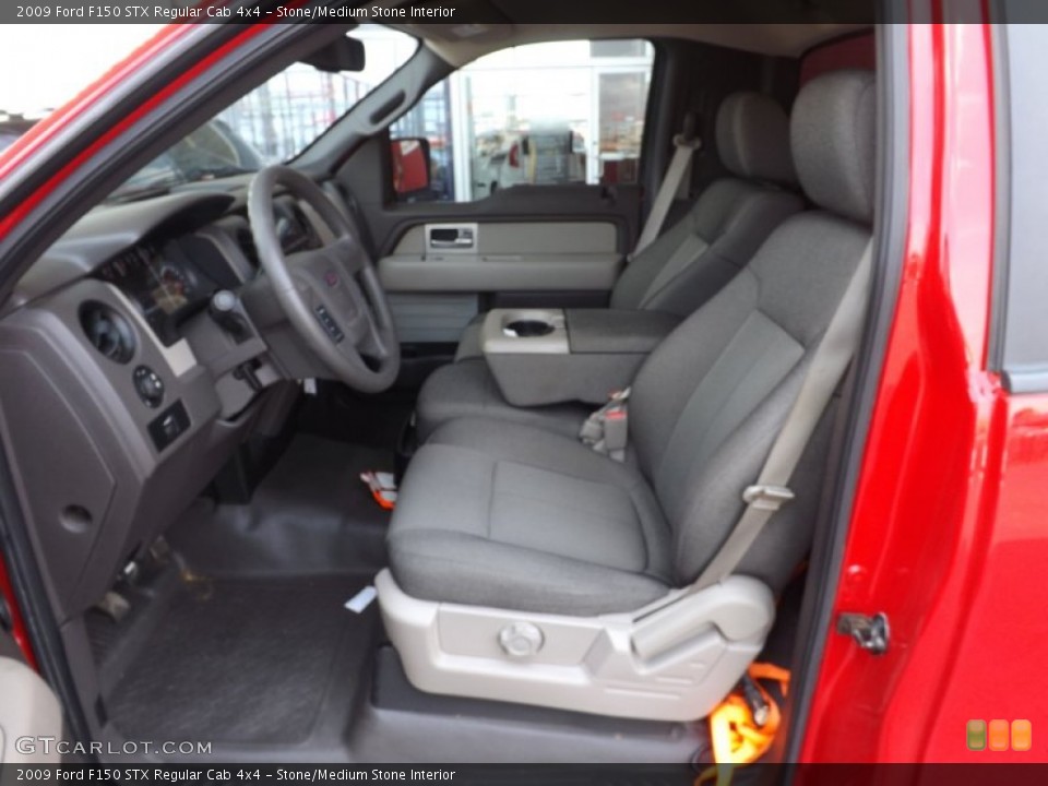 Stone/Medium Stone Interior Photo for the 2009 Ford F150 STX Regular Cab 4x4 #69562608