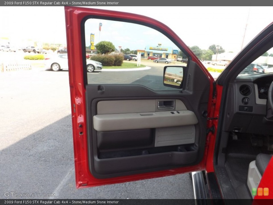 Stone/Medium Stone Interior Door Panel for the 2009 Ford F150 STX Regular Cab 4x4 #69562617