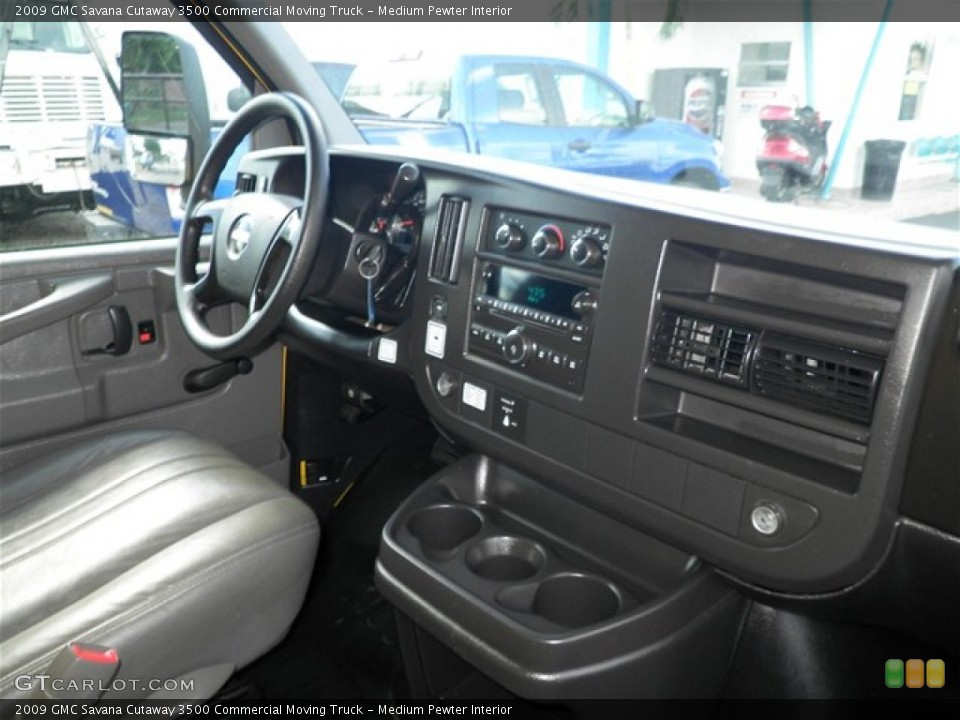 Medium Pewter Interior Dashboard for the 2009 GMC Savana Cutaway 3500 Commercial Moving Truck #69567621