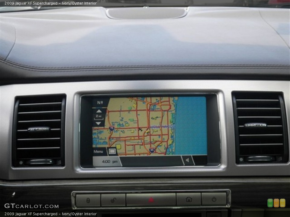 Ivory/Oyster Interior Navigation for the 2009 Jaguar XF Supercharged #69568104