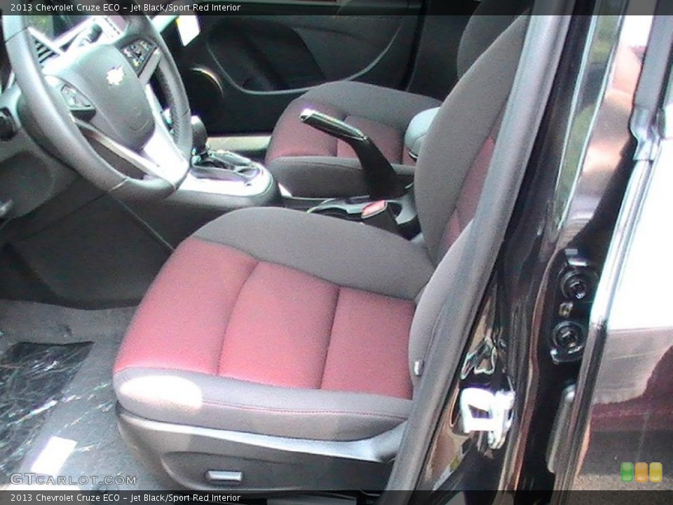 Jet Black/Sport Red Interior Photo for the 2013 Chevrolet Cruze ECO #69572040