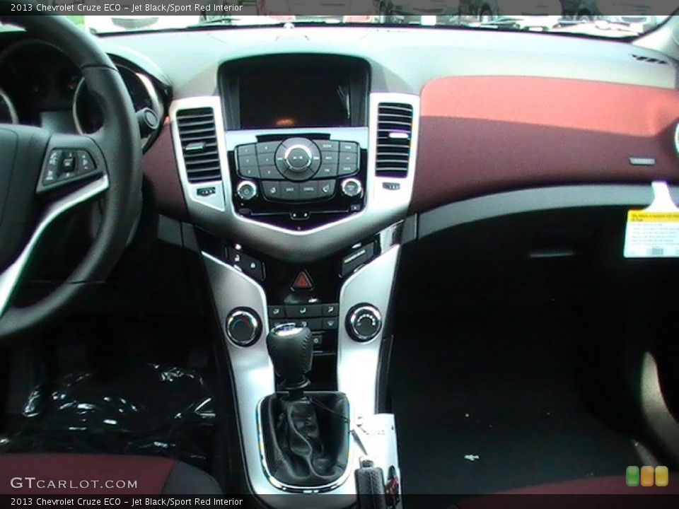 Jet Black/Sport Red Interior Dashboard for the 2013 Chevrolet Cruze ECO #69572055