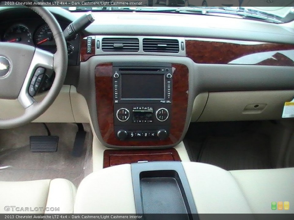 Dark Cashmere/Light Cashmere Interior Dashboard for the 2013 Chevrolet Avalanche LTZ 4x4 #69572202