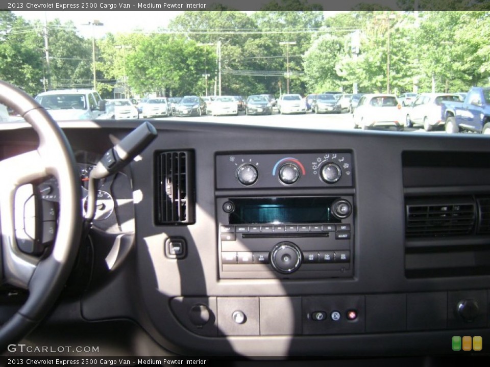 Medium Pewter Interior Controls for the 2013 Chevrolet Express 2500 Cargo Van #69572352
