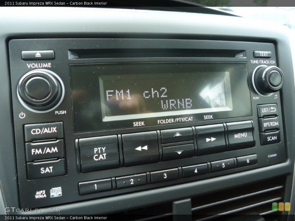 Carbon Black Interior Audio System for the 2011 Subaru Impreza WRX Sedan #69573309