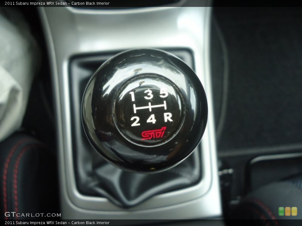 Carbon Black Interior Transmission for the 2011 Subaru Impreza WRX Sedan #69573328