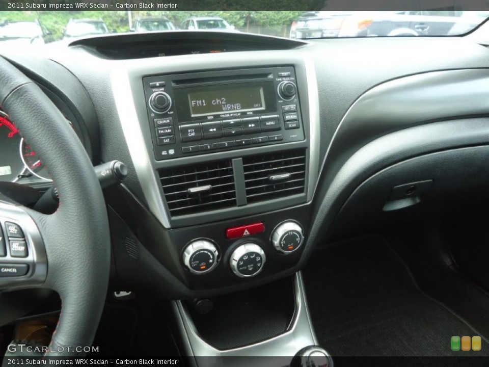 Carbon Black Interior Controls for the 2011 Subaru Impreza WRX Sedan #69573399