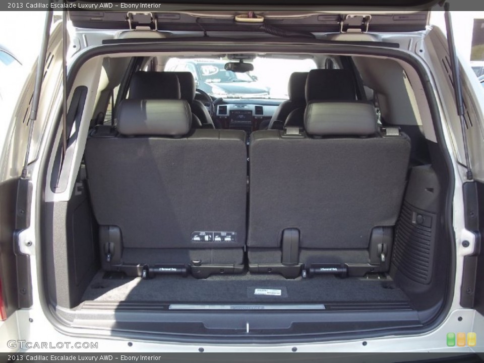 Ebony Interior Trunk for the 2013 Cadillac Escalade Luxury AWD #69574575
