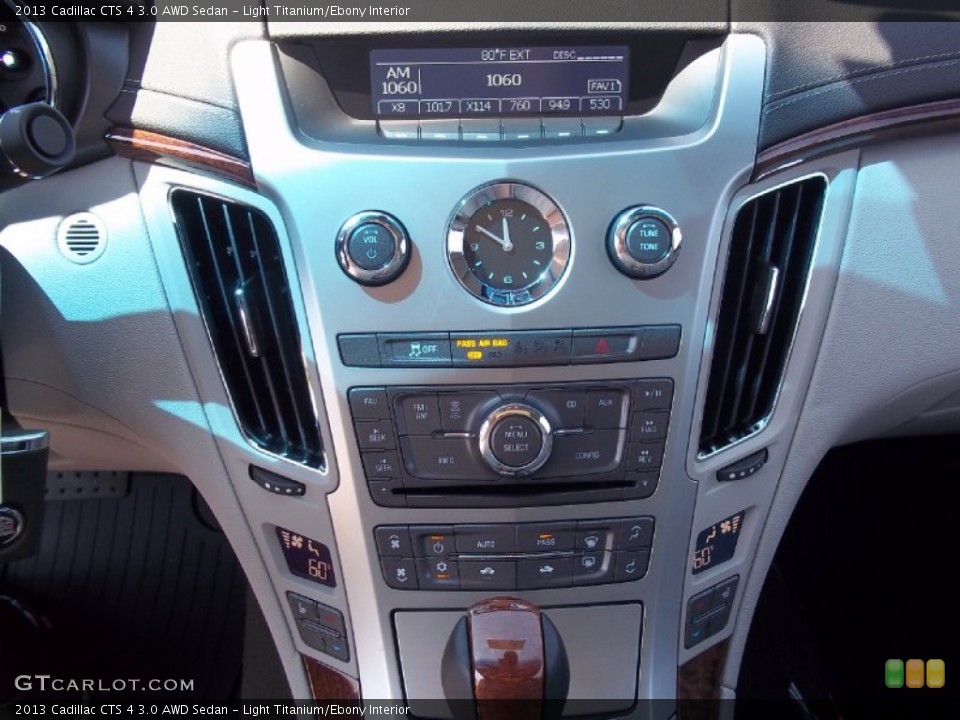 Light Titanium/Ebony Interior Controls for the 2013 Cadillac CTS 4 3.0 AWD Sedan #69574728