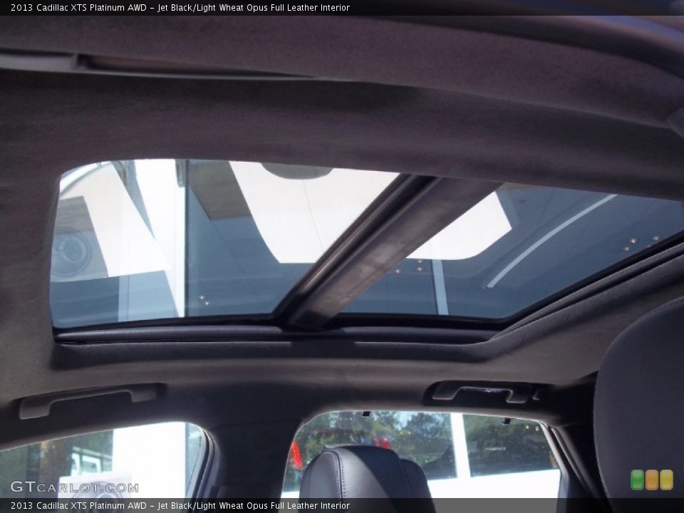 Jet Black/Light Wheat Opus Full Leather Interior Sunroof for the 2013 Cadillac XTS Platinum AWD #69575065