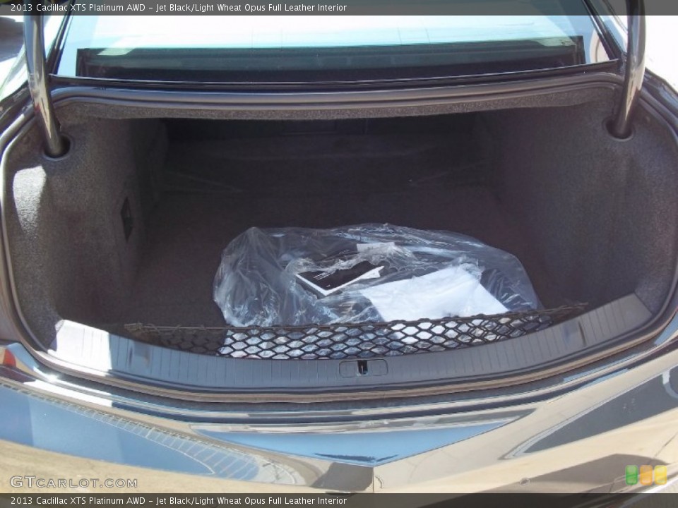 Jet Black/Light Wheat Opus Full Leather Interior Trunk for the 2013 Cadillac XTS Platinum AWD #69575082