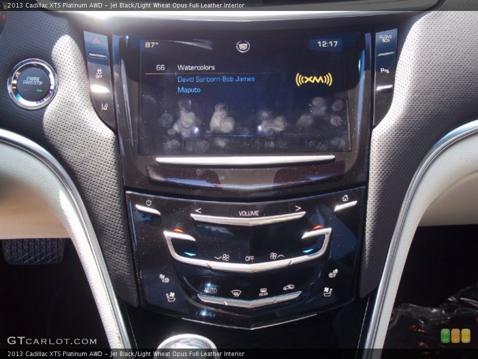 Jet Black/Light Wheat Opus Full Leather Interior Controls for the 2013 Cadillac XTS Platinum AWD #69575100